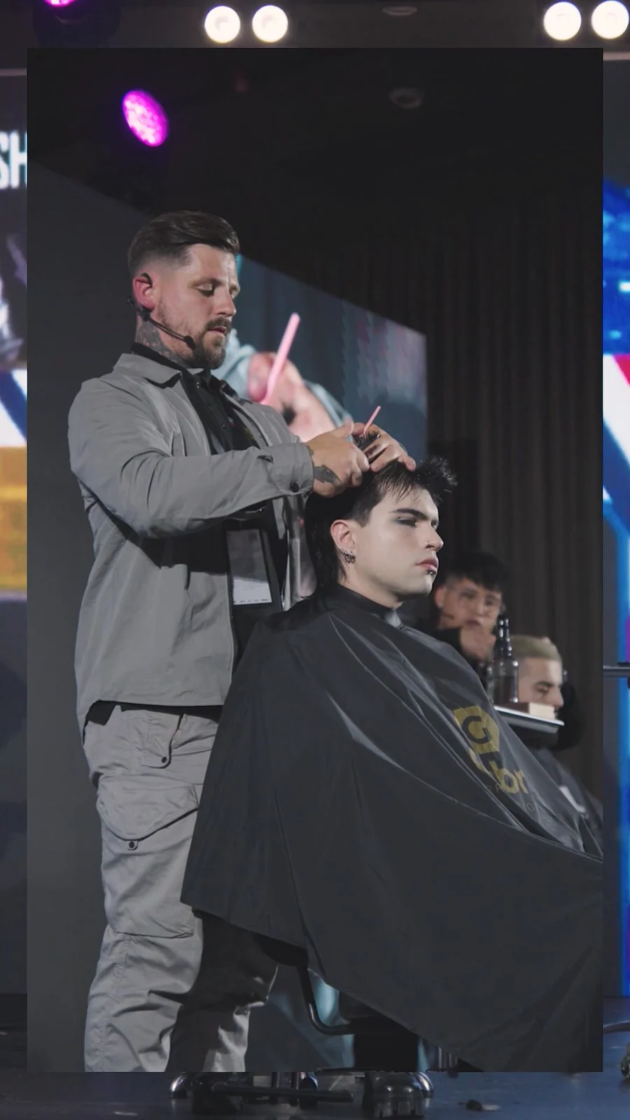 Resumen para redes sociales evento de barbería, Santiago