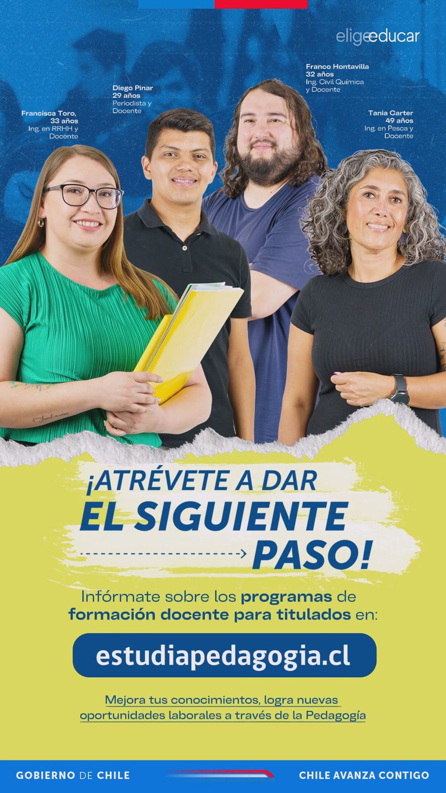Campaña Elige Educar × Mineduc — video profesor