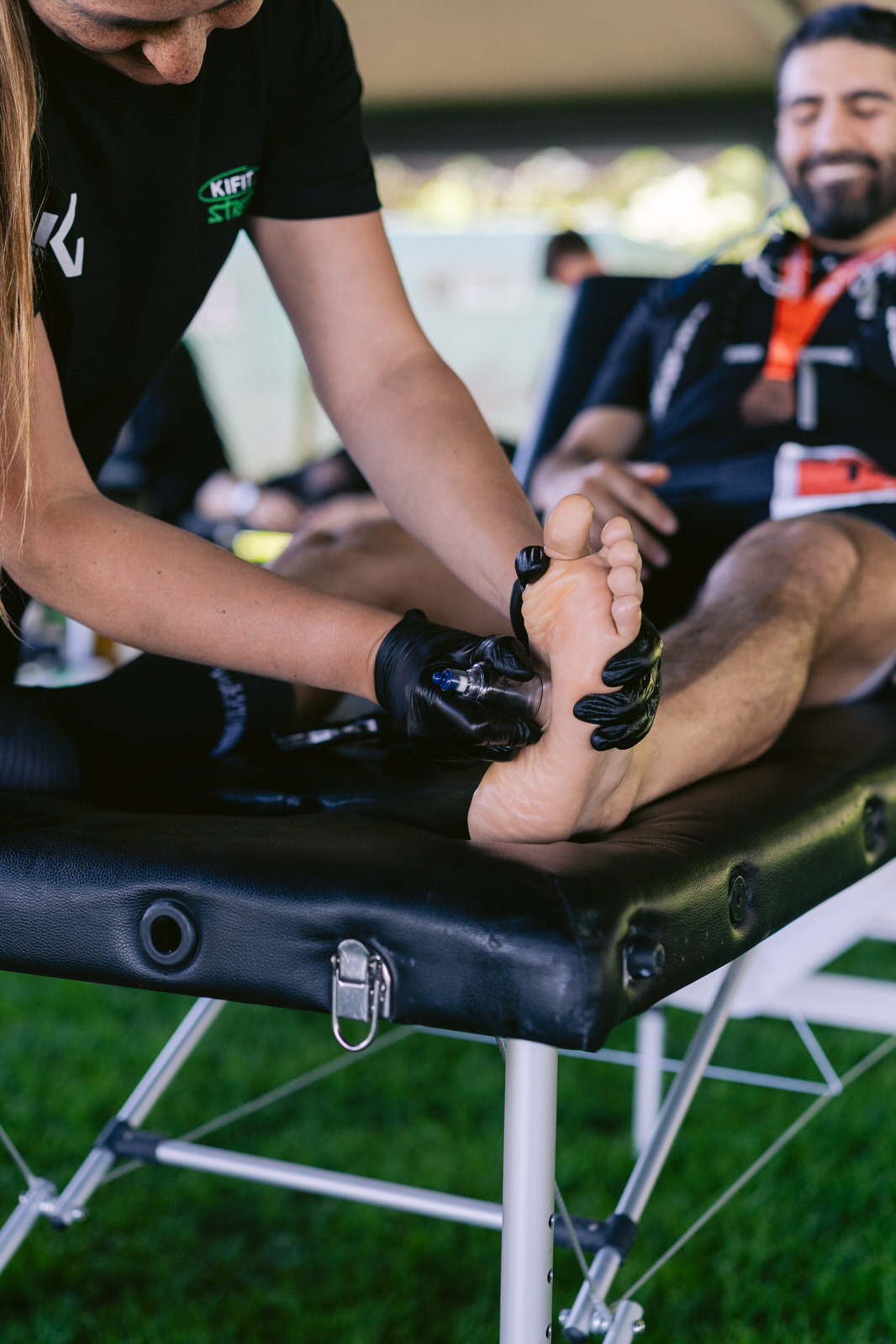Kifit TNF Endurance Trail 2025 — terapeuta tratamiento pierna 2