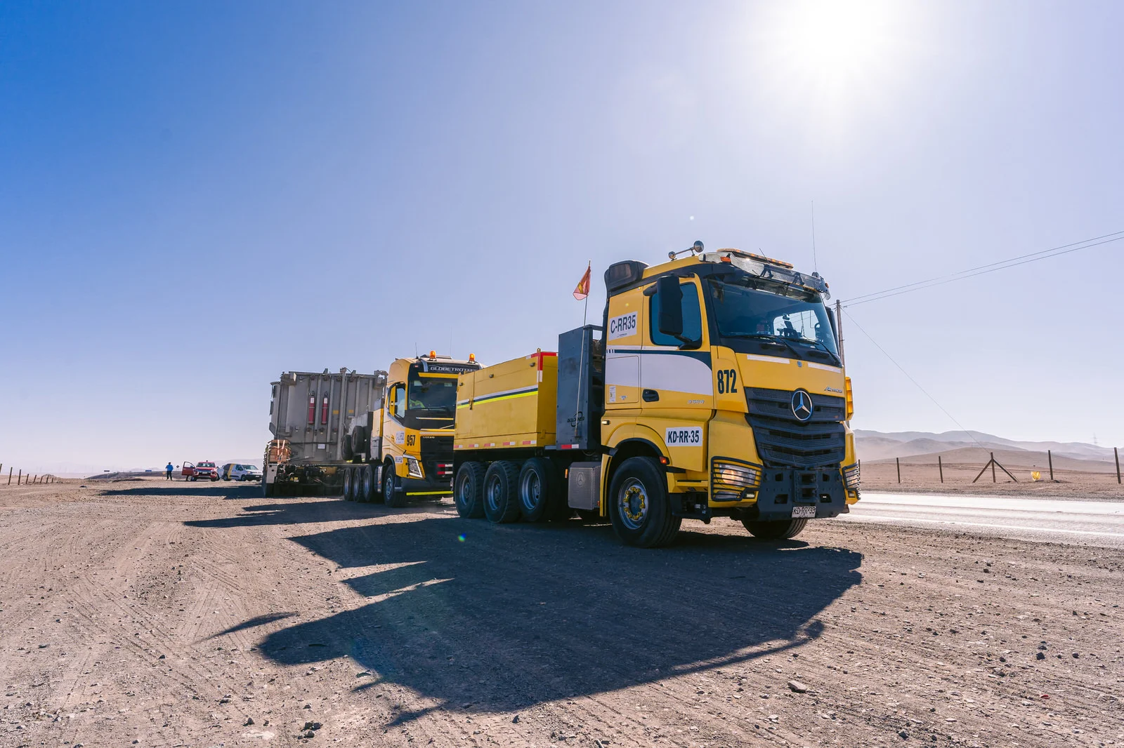 WEG Transformador Antofagasta — camion cabina conduccion