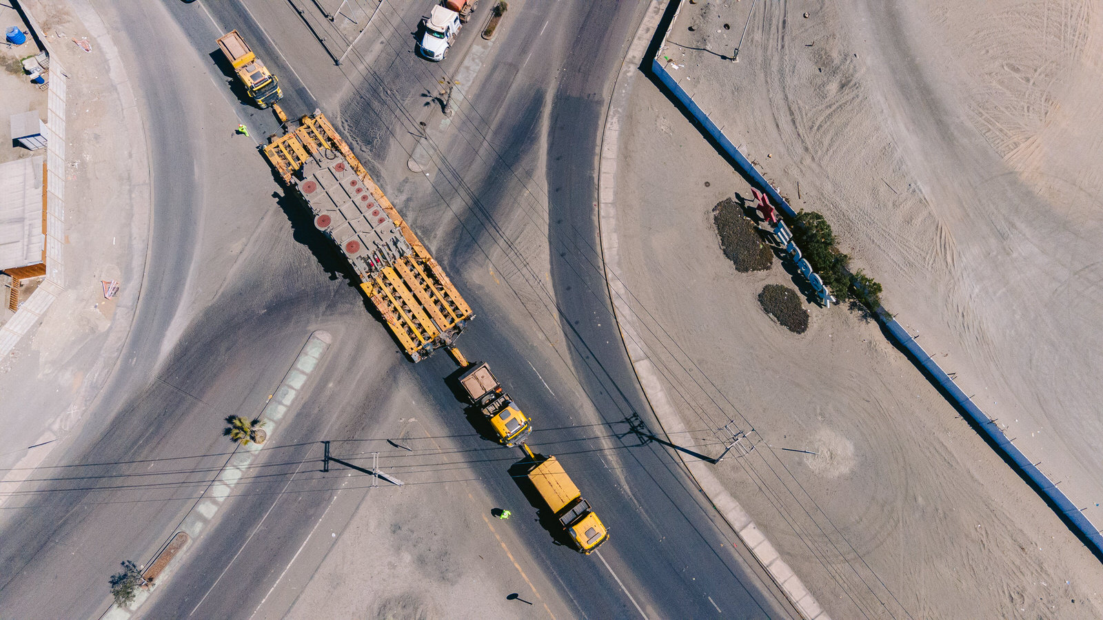 WEG Transformador Antofagasta — dron aereo interseccion carretera 2