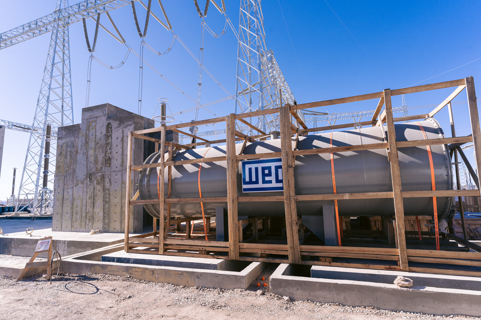 WEG Transformador Antofagasta — estructura madera construccion