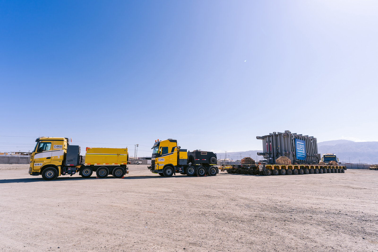 WEG Transformador Antofagasta — transformador camion remolque