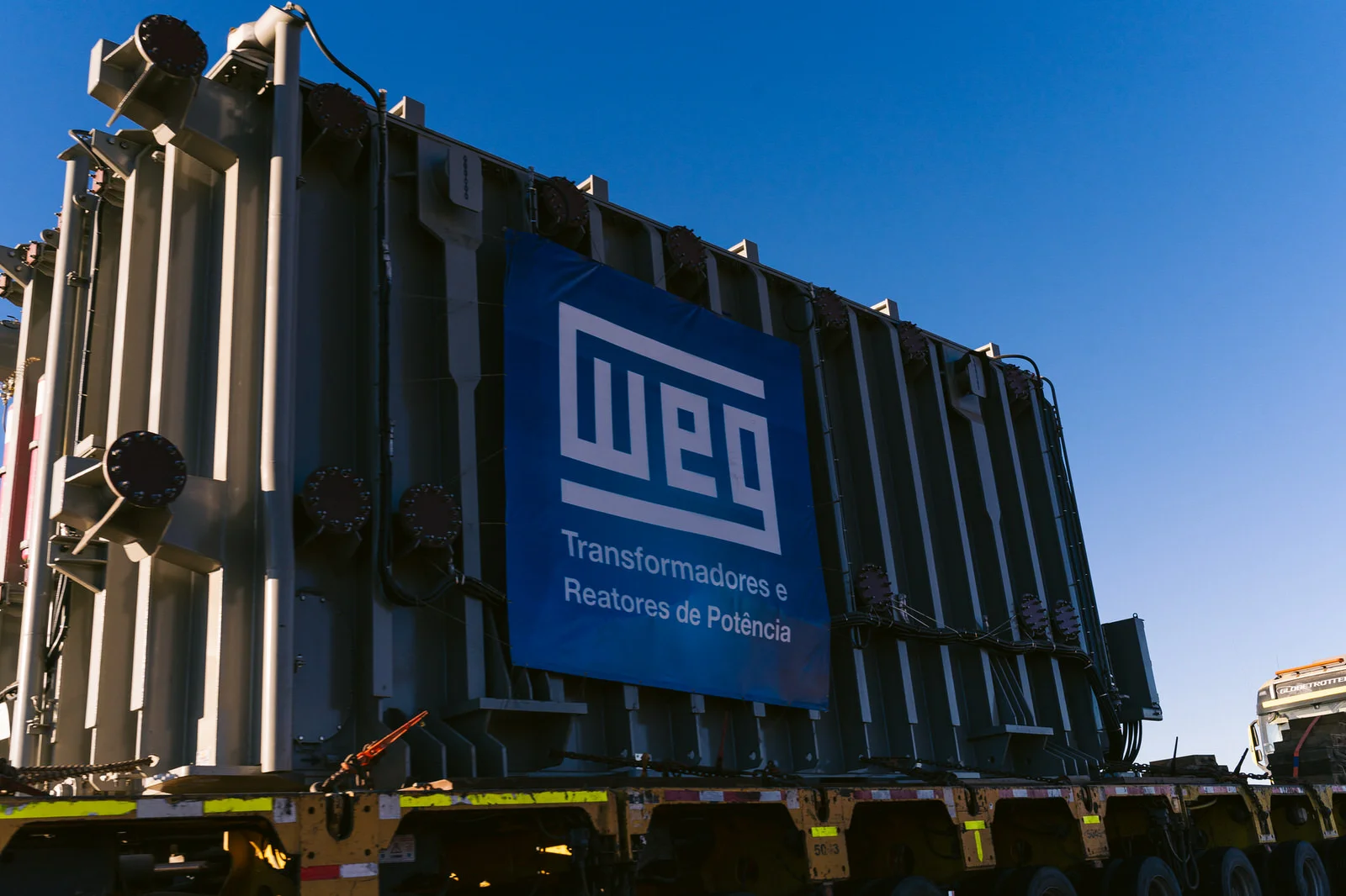 WEG Transformador Antofagasta — transformador llegada logo