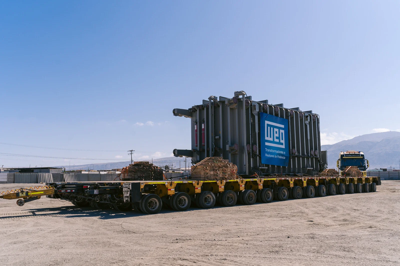 WEG Transformador Antofagasta — transformador trailer lateral 1