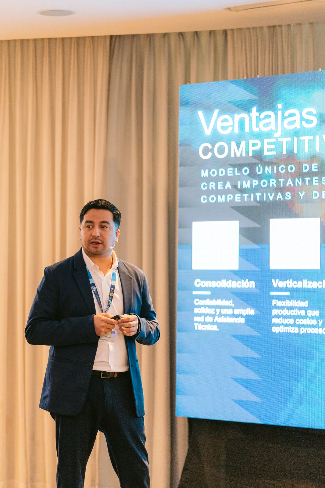 Ponente ventajas competitivas Seminario WEG Antofagasta