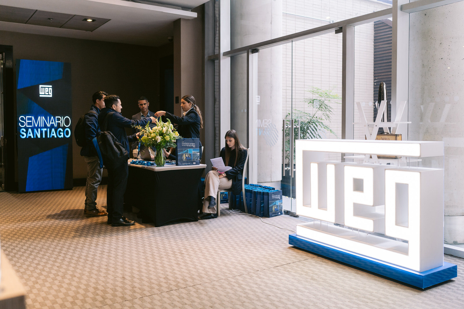Ingreso logo WEG Seminario Santiago