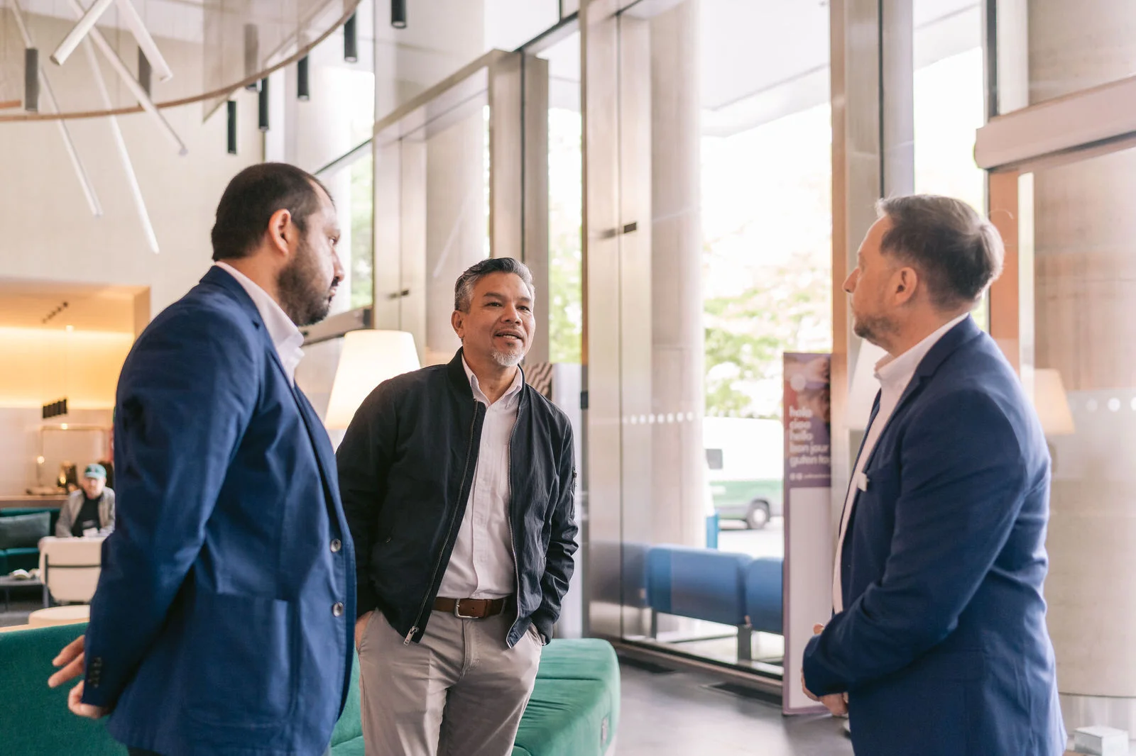 Networking bienvenida Seminario WEG Santiago