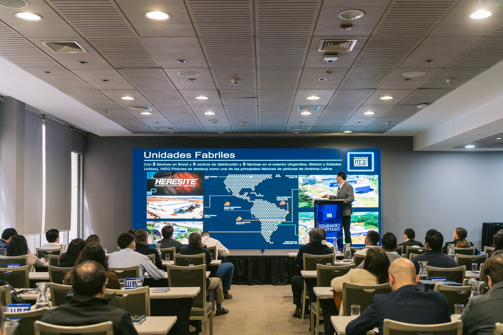 Sala unidades futuras Seminario WEG Santiago